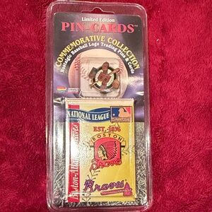 Boston Braves Limited Edition Pin-Cards Commemorative Collection